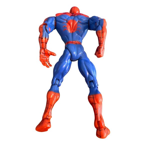 1998 Marvel Toy Biz Spider-Man Action Figure Red & Blue Classic Design 5.5" - Picture 3 of 4
